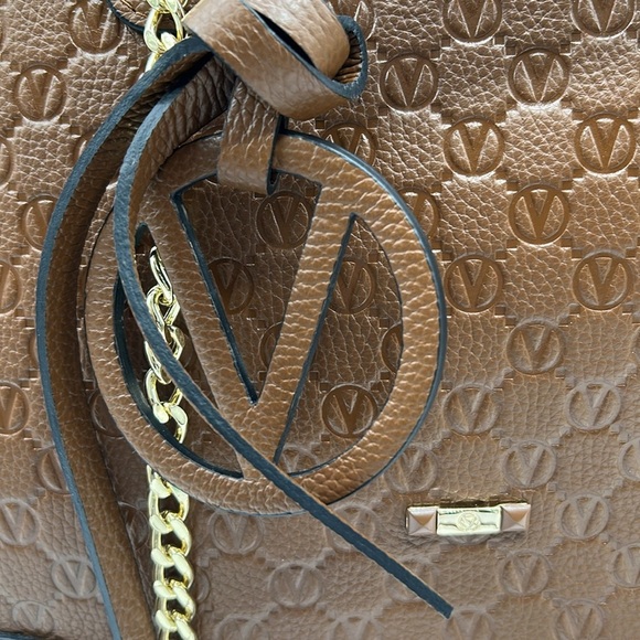 2181- Valentino By Mario Valentino Italian Leather Tote Bag NWT - Picture 9 of 12